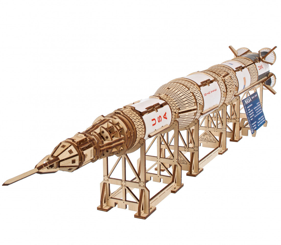 UGears NASA Saturn V (New Model) - 500 Pieces 70257