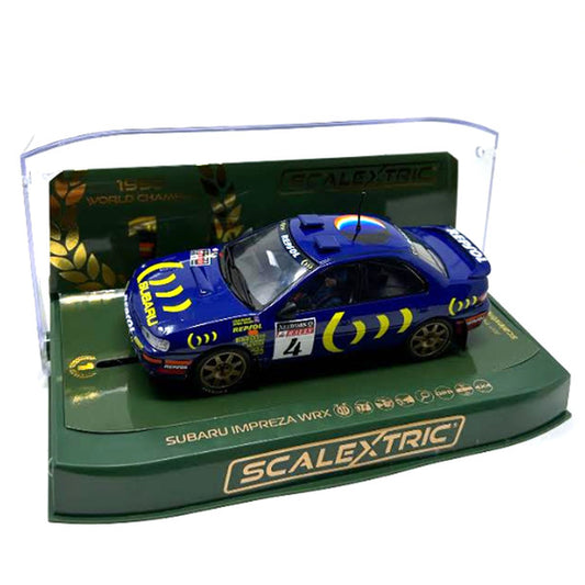 Subaru Impreza WRX - Colin McRae 1995 World Champion Edition 1/32 Slot Car Scalextric C4428