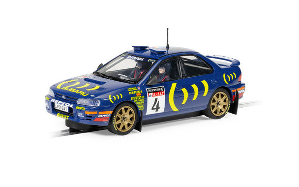 Subaru Impreza WRX - Colin McRae 1995 World Champion Edition 1/32 Slot Car Scalextric C4428