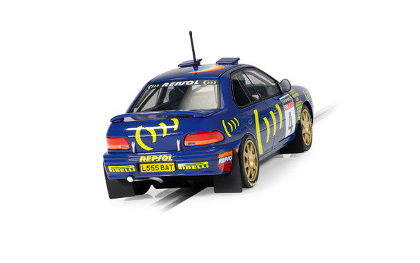 Subaru Impreza WRX - Colin McRae 1995 World Champion Edition 1/32 Slot Car Scalextric C4428