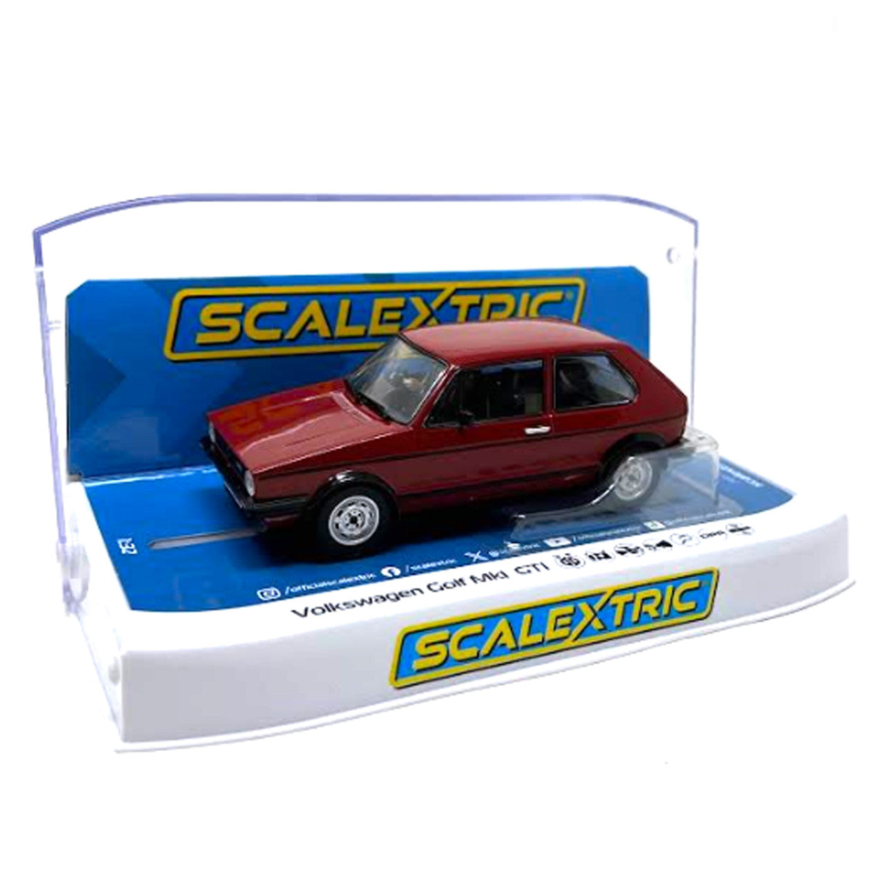 Volkswagen Golf GTI - Red 1/32 Slot Car Scalextric C4490