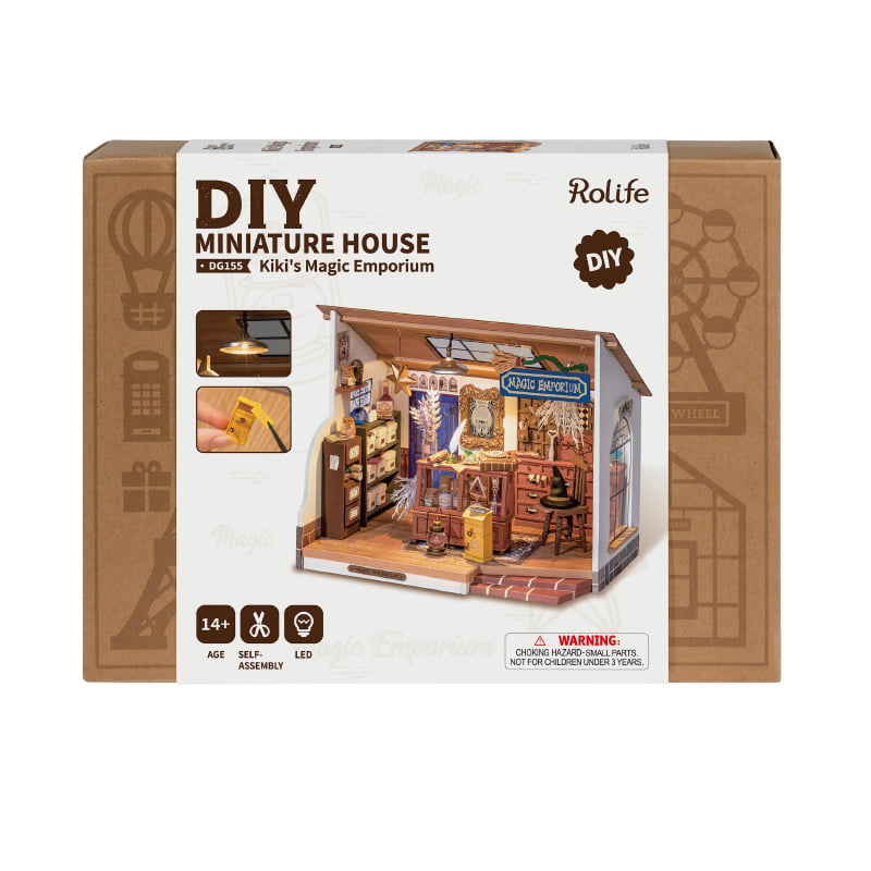 Rolife Kiki's Magic Emporium DIY Miniature House Kit ROEDG155