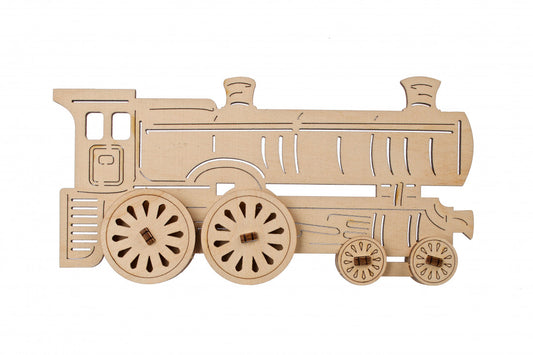 Ugears Hogwarts Express Wooden 3D-Puzzle Coloring Model - 13 Pieces 70245