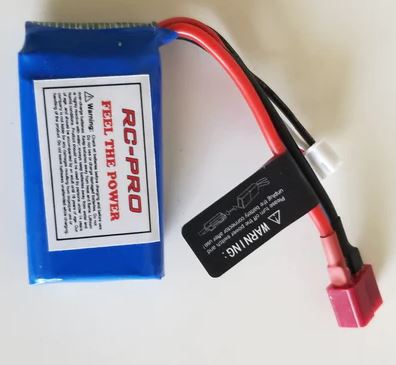 7.4V 850mAH Lipo - With Deans