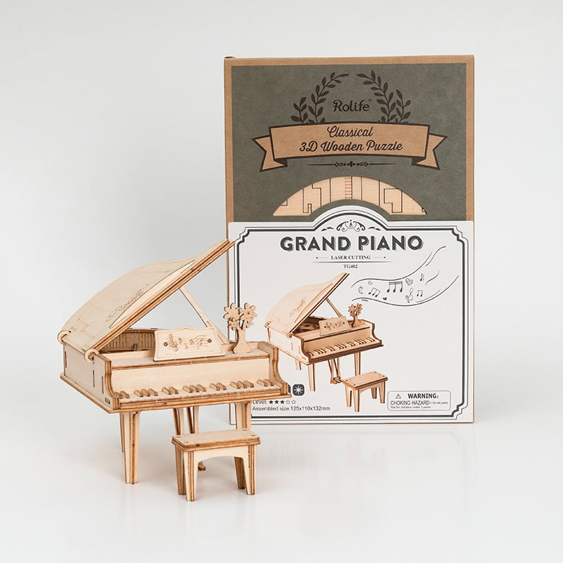 Rolife Grand Paino 3D Wooden Puzzle