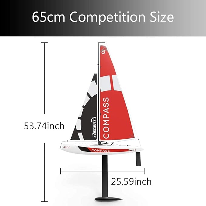 RCPRO Compass Sailboat