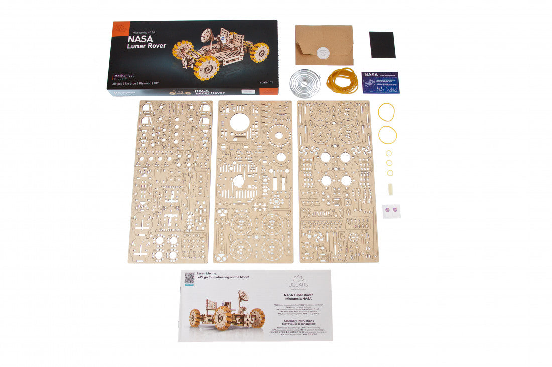 UGears NASA Lunar Rover (New Model) - 319 Pieces UGR70236