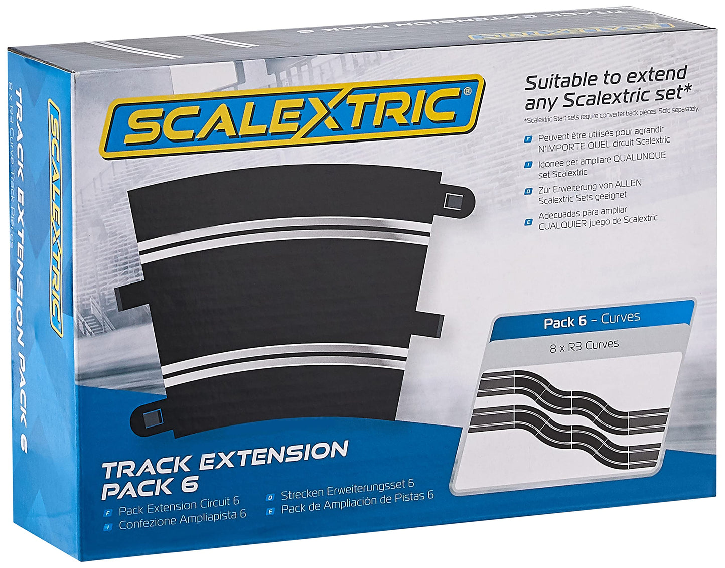 Scalextric Track Extension Pack 6 C8555