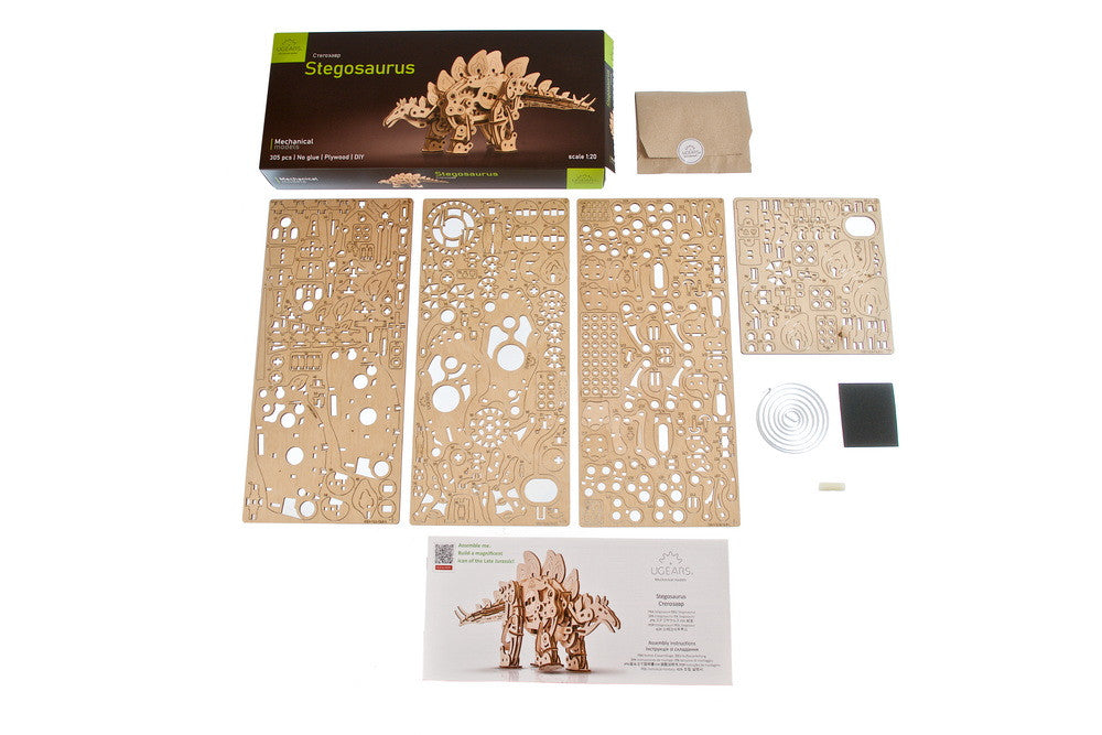 UGears Stegosaurus - 305 Pieces (Medium) 70222