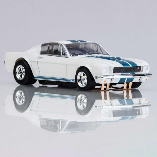 AFX Shelby GT350 1965 White/Blue 22068