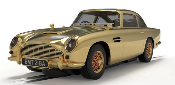 Aston Martin DB5 - James Bond 'Goldfinger' - 60 YEAR Gold Edition Slot Car C4550AT