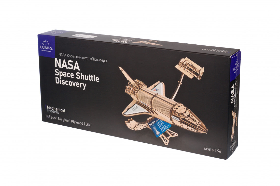 UGears NASA Space Shuttle Discovery - 315 Pieces (Medium) UGR70227