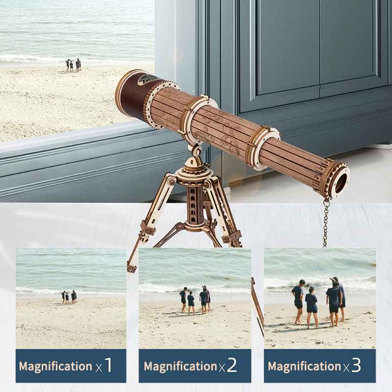 ROKR Monocular Telescope 3D Wooden Puzzle ROEST004