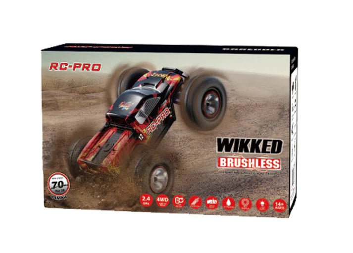 WIKKED – 1:12 SCALE 4X4 BRUSHLESS MONSTER TRUCK