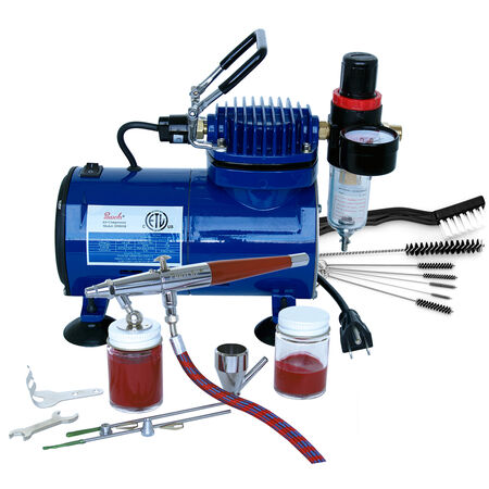 Airbrush & Compressor: VLSET, D500SR, DVDVL & AC7