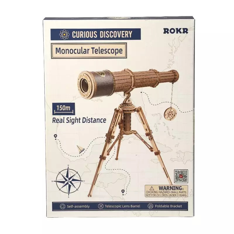 ROKR Monocular Telescope 3D Wooden Puzzle ROEST004