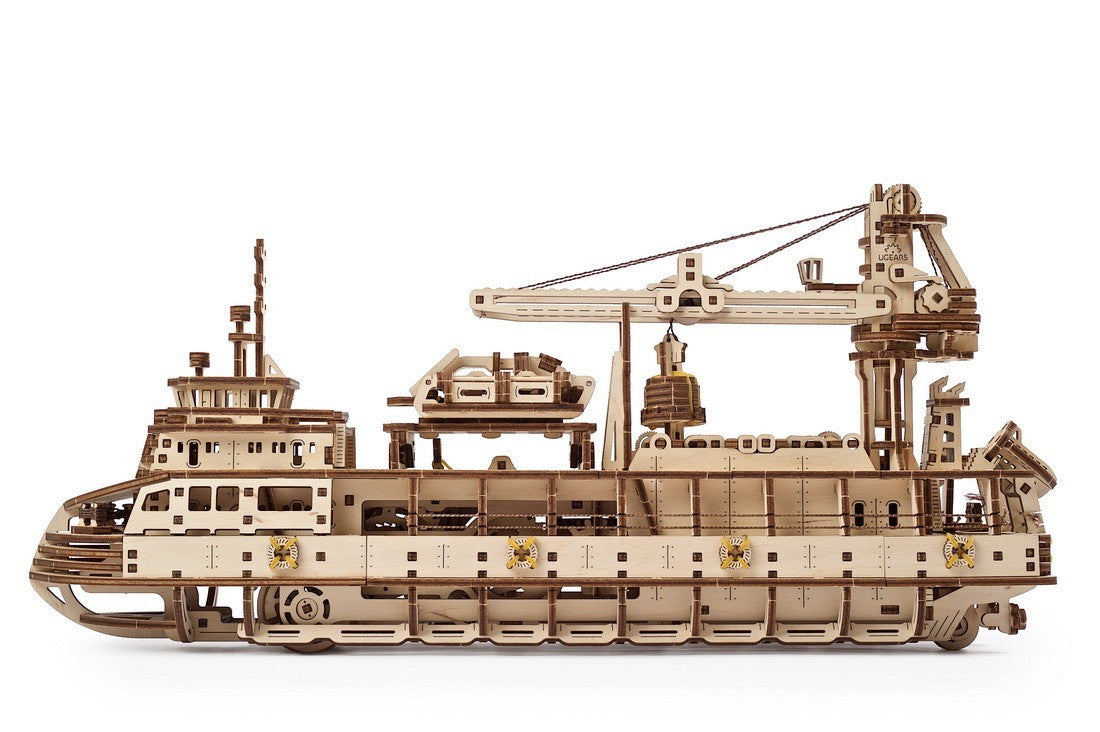 UGears Research Vessel - 575 Pieces (Advanced) 70135