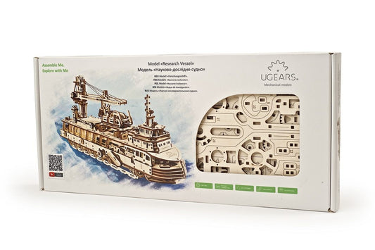 UGears Research Vessel - 575 Pieces (Advanced) 70135