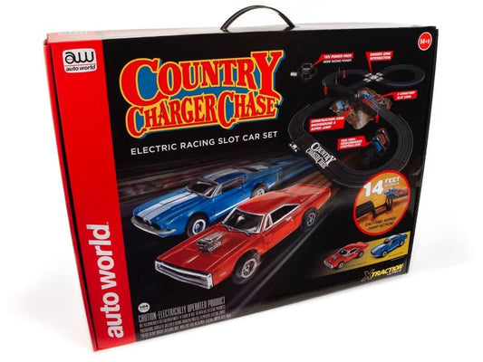 County Charger Chase Slot Race Set