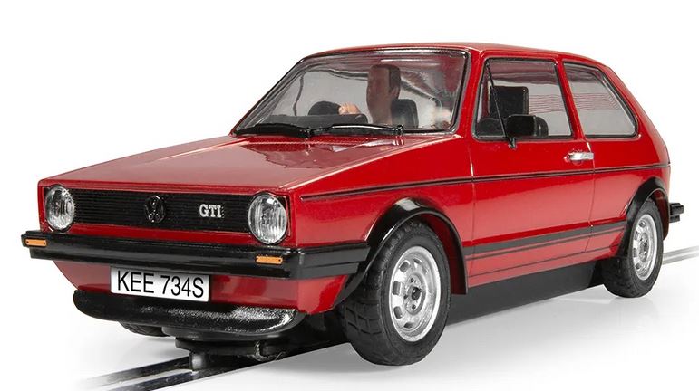 Volkswagen Golf GTI - Red 1/32 Slot Car Scalextric C4490