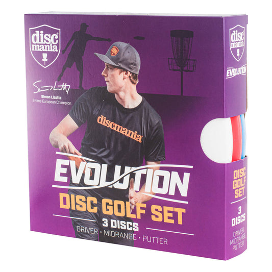 Discmania Evolution Simon Lizotte 3 Disc Golf Box Set