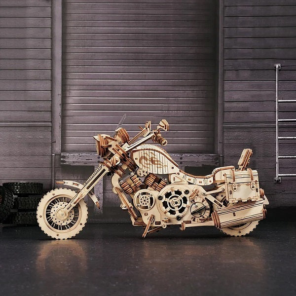 ROKR Cruiser Motorcycle 3D Wooden Puzzle ROELK504