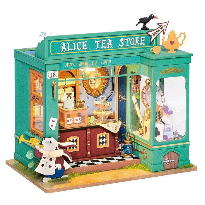 Rolife Alice's Tea Store DIY Miniature House Kit ROEDG156