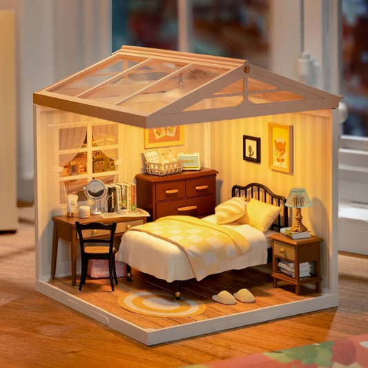 Rolife Sweet Dream Bedroom DIY Plastic Miniature House ROEDW009