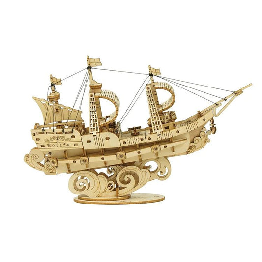 Rolife Sailling Ship Model 3D Wooden Puzzle ROETG305