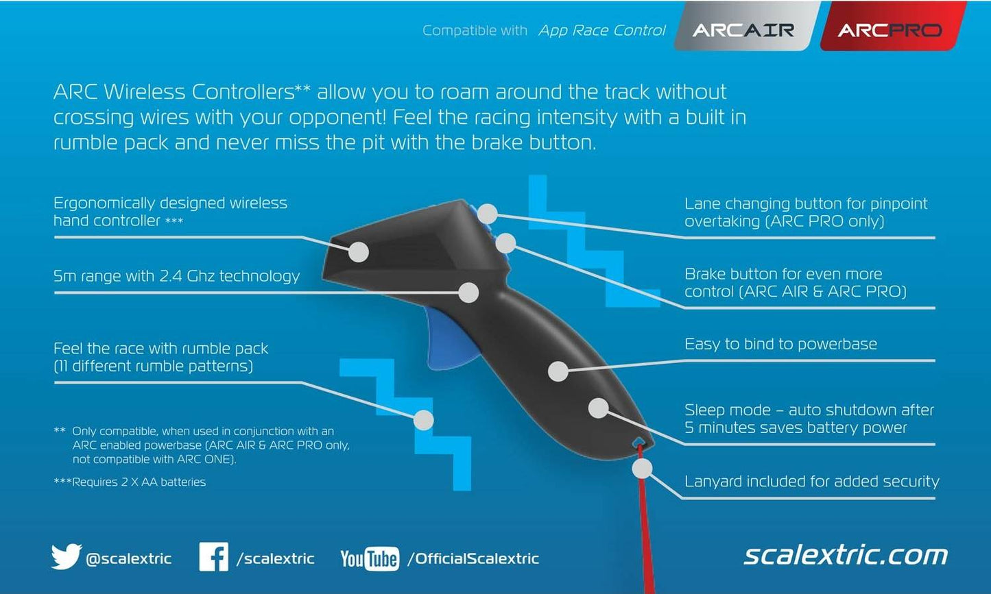 ARC WIRELESS HAND CONTROLLER - FOR ARC AIR & ARC PRO SCA8438