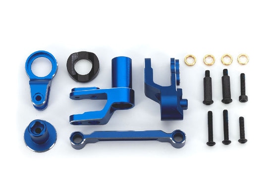 Traxxas Steering bellcranks, draglink, blue-anodized aluminum TRA10246-BLUE