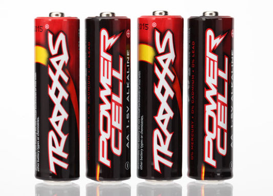 TRA2914 Traxxas Battery, Power Cell AA Alkaline (4)