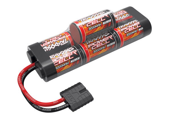 TRA2926X Traxxas Power Cell 3000mAh 8.4V NiMH iD Plug Hump 140x45x45mm