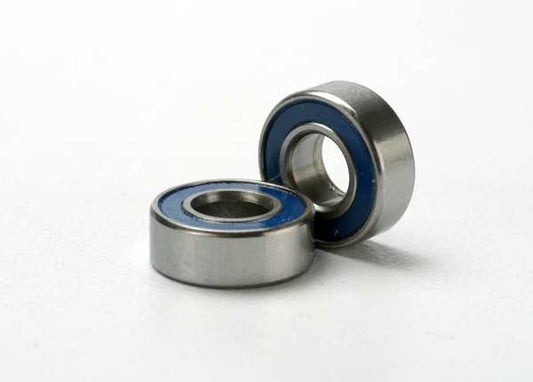 TRA5116 Traxxas Ball Bearing, Blue Rubber Sealed (5x11x4mm) (2)