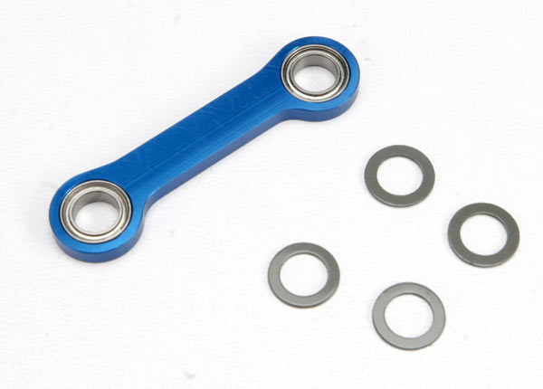 TRA5542X Traxxas Drag link, machined 6061-T6 aluminum (blue-anodized)/ 5x8x2.5 ball bearing (2)