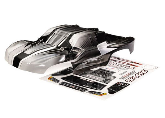 TRA5851L Traxxas Body, Slash 2WD, Prographix (Graphics Are Printed, Requires Paint &amp; Final Color Application)/ Decal Sheet