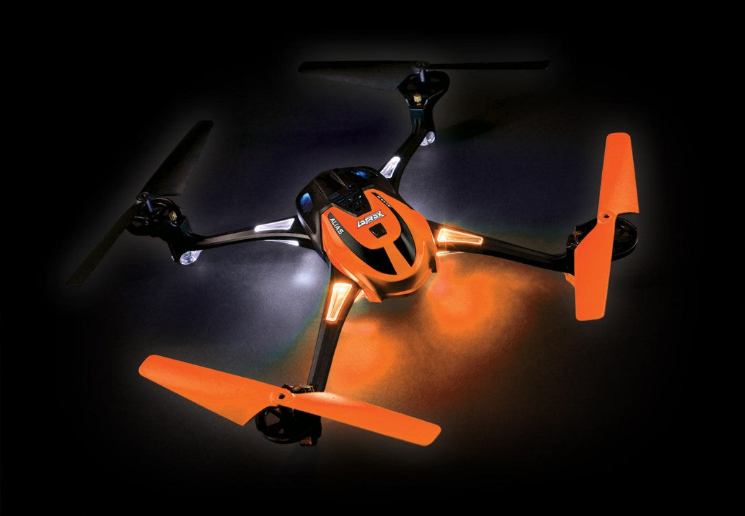 TRA6608ORANGE Traxxas LaTrax Alias Ready-To-Fly Micro Electric Quadcopter Drone Orange