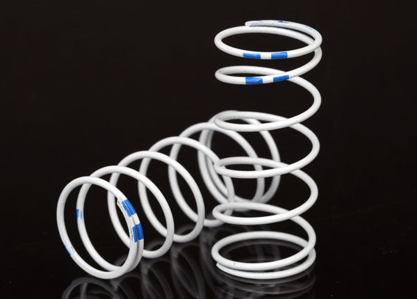 TRA7448 Traxxas Progressive Rate Long GTR Shock Springs (Blue - 0.892) (2)