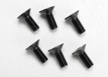 TRA2535 Traxxas 4x10mm Flat Head Screws (6)