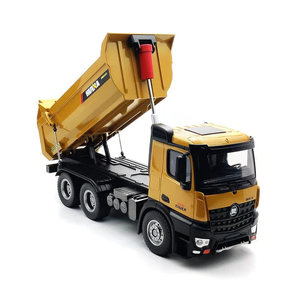 HUINA 1582 1:14 ALL METAL HEAVY DUTY DUMP TRUCK TOY (2023 MODEL)